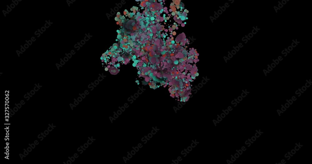 Abstract fluid flat background, lava lamp minimal design with fluid effect on black backdrop. Physics animation of circles bubbles falling as liquid. Flow simulation with particles and buoyant force Abstract fluid flat background, lava lamp minimal design with fluid effect on black backdrop. Physics animation of circles bubbles falling as liquid. Flow simulation with particles and buoyant force