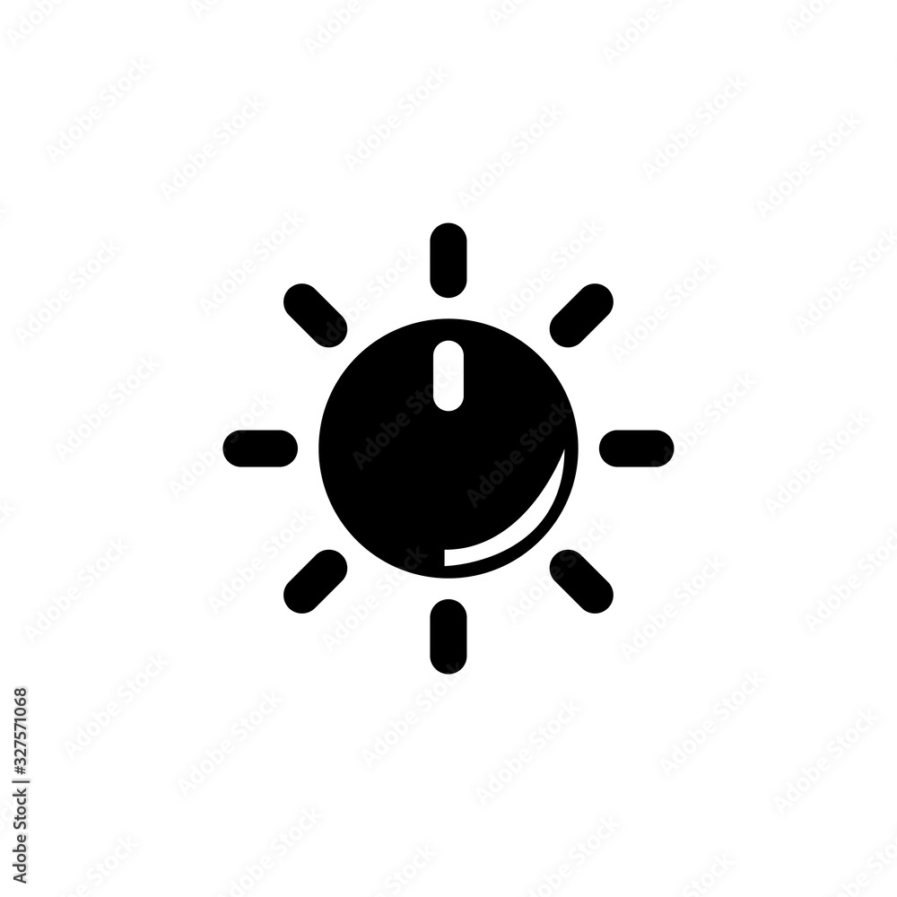 Adjusting Turn Regulator Flat Vector Icon Adjusting Turn Regulator Flat Vector Icon