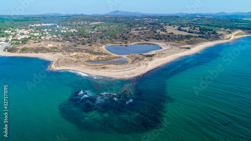 Fototapeta Naklejka Na Ścianę i Meble -  Dalyan Ancient port view from above