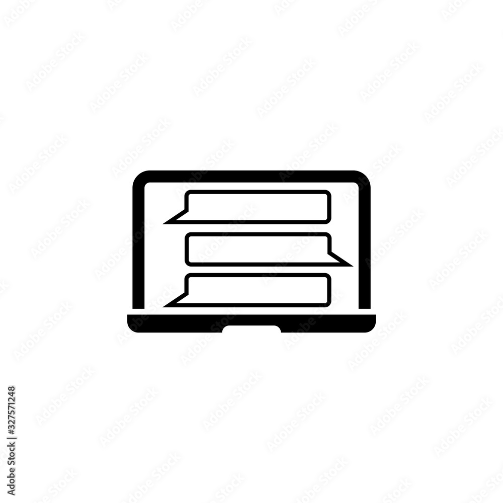 Question and Answer Chat, Online Chatting Flat Vector Icon Question and Answer Chat, Online Chatting Flat Vector Icon