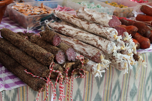 Chorizo von einem Bauernmarkt 