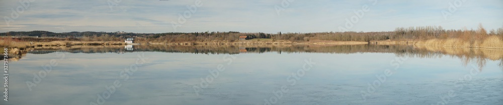 Panorama vom Höglinger Weiher Panorama vom Höglinger Weiher