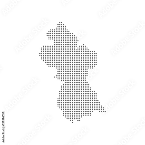 Guyana map dot polka dotted pixel particle. You will be able to see the new map layouts soon