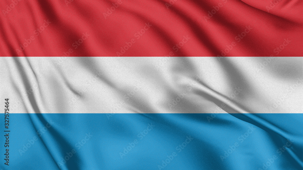 Waving flag of the country of the European Union. 3d illustration Waving flag of the country of the European Union. 3d illustration