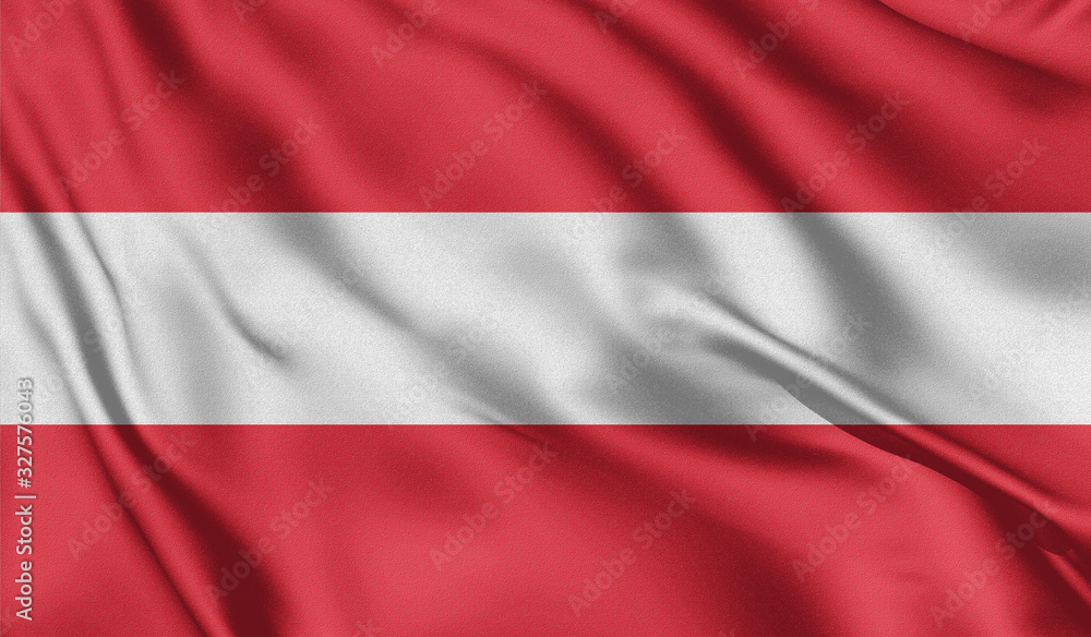 Waving flag of the country of the European Union. 3d illustration Waving flag of the country of the European Union. 3d illustration