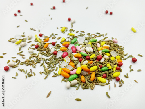 candied fennel seeds, sugar candy