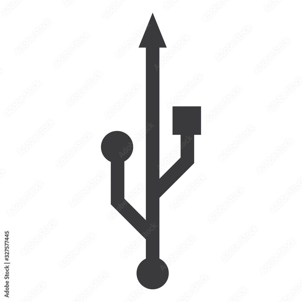 USB data transfer logo USB data transfer logo