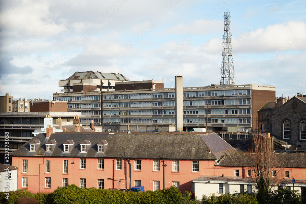 Obraz premium The Dubh Linn gardens in Dublin Castle, Ireland
