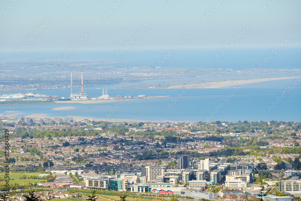 Skyline of Dublin City, Ireland