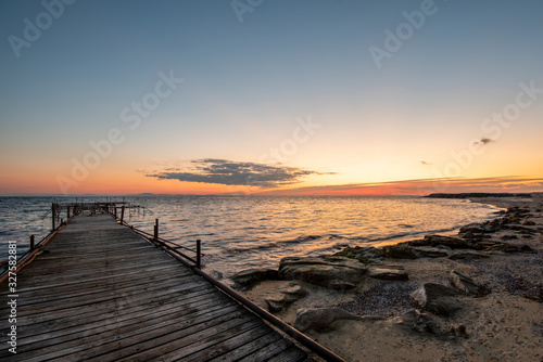 sunset on beach