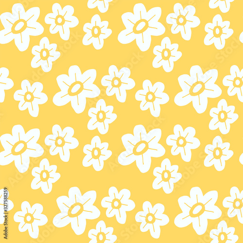 Flowers illustration pattern