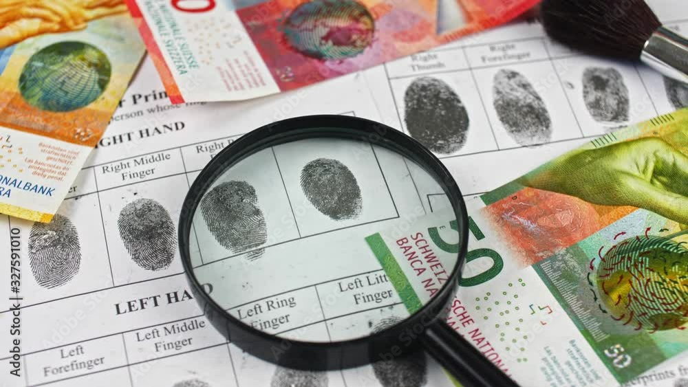 CHF investigation close up, swiss francs, Switzerland CHF investigation close up, swiss francs, Switzerland