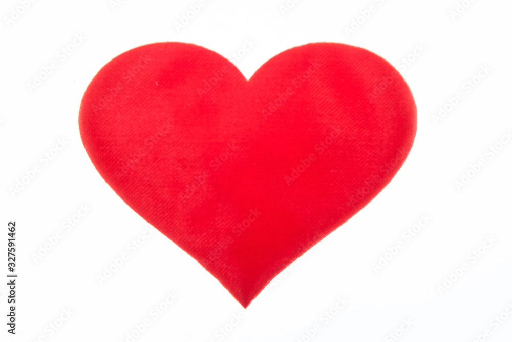 Heart symbol isolated on the white Heart symbol isolated on the white