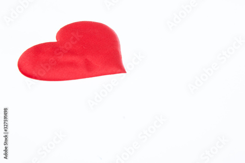 Heart symbol isolated on the white