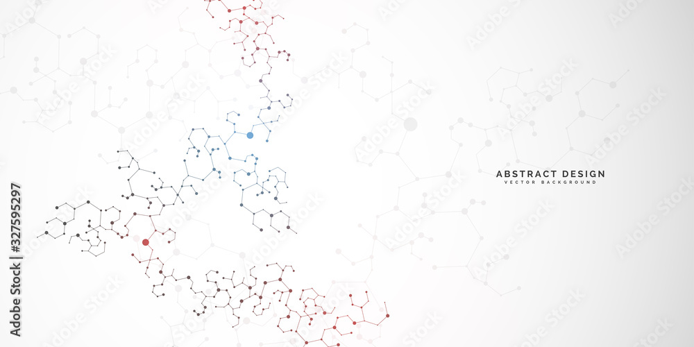 Dna, atom, neurons. Scientific concept of your design.Molecule structure and bond. Connected lines with dots. Medicine, technology, chemistry, science. Vector illustration Dna, atom, neurons. Scientific concept of your design.Molecule structure and bond. Connected lines with dots. Medicine, technology, chemistry, science. Vector illustration