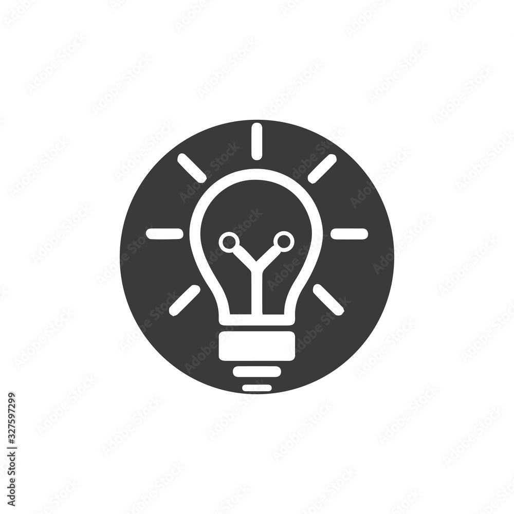 light bulb symbol vector design illustration light bulb symbol vector design illustration