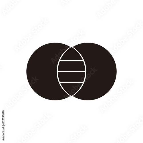 merger icon vector illustration sign