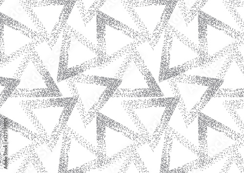 Vector pattern. Modern stylish texture. Repeating geometric tiles from striped triangles	