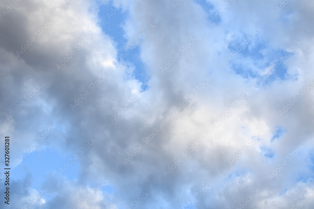 Obraz premium Blue sky with clouds