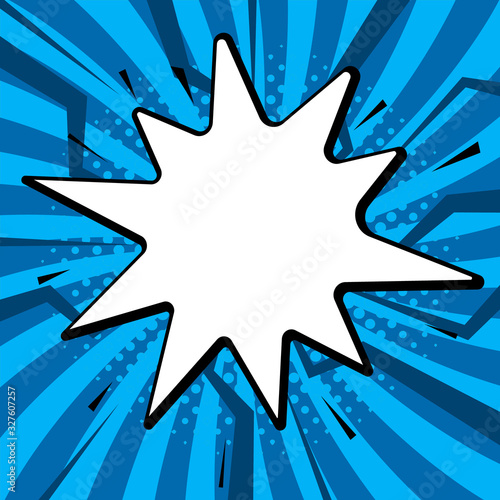Speech Bubble in Pop-Art Style