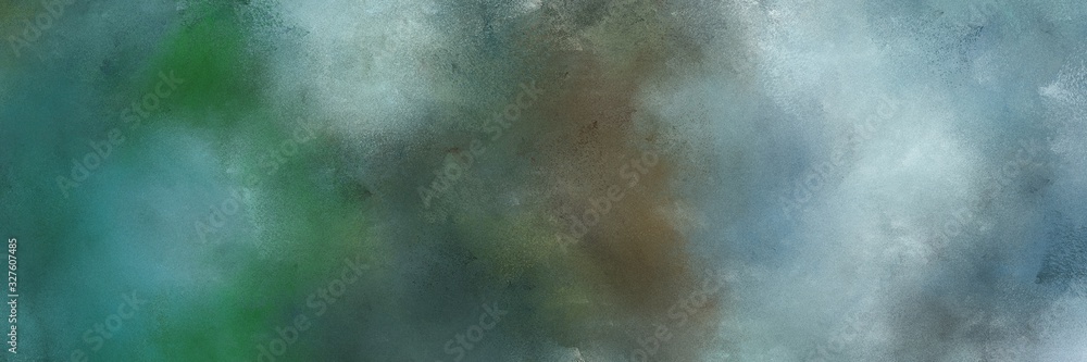 vintage painted art old horizontal texture with dim gray, pastel blue and dark slate gray color