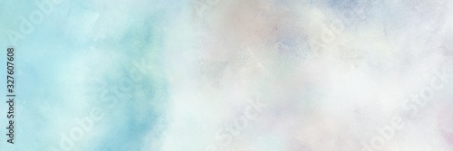 abstract antique horizontal background banner with light gray, white smoke and pastel blue color