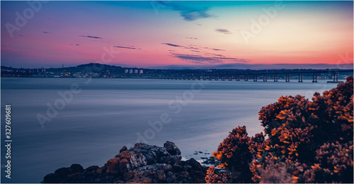 Dundee's light of sunset  