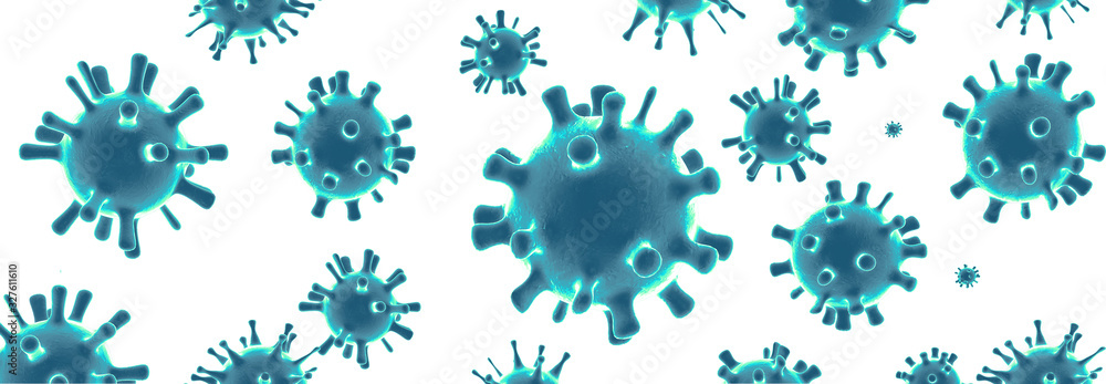  China epidemic coronavirus 2019-nCoV in Wuhan, Novel Coronavirus (2019-nCoV). Virus Covid 19-NCP. nCoV denoted is single-stranded RNA virus. - obrazy, fototapety, plakaty 