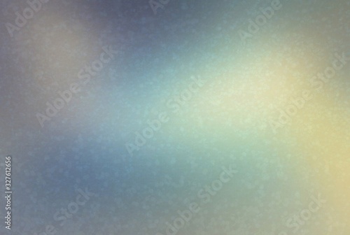 Textured toned gradient background. Blue green yellow muted colors blur pattern.
