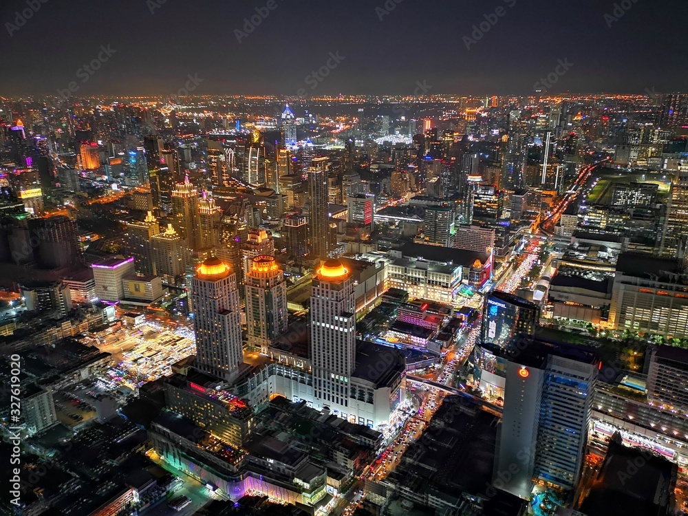 Fototapeta premium Bangkok Downtown Panorama