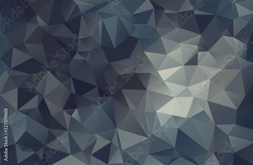 Abstract metal texture, gray background from triangles, vector illustration. EPS10