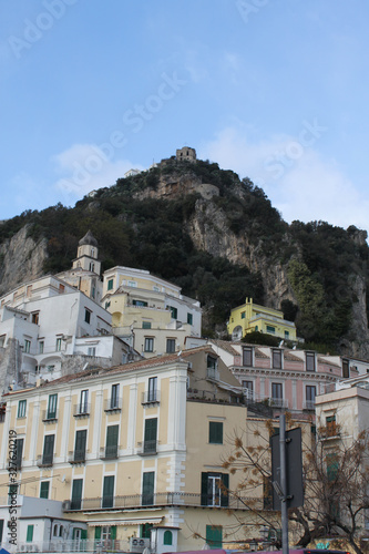 houses in the mountains amalfi coast positano italy