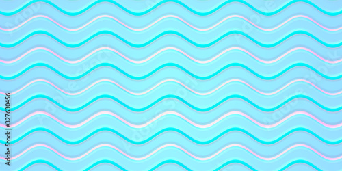 Abstract blue pink color wave line pattern texture background. Cream melted and drips.