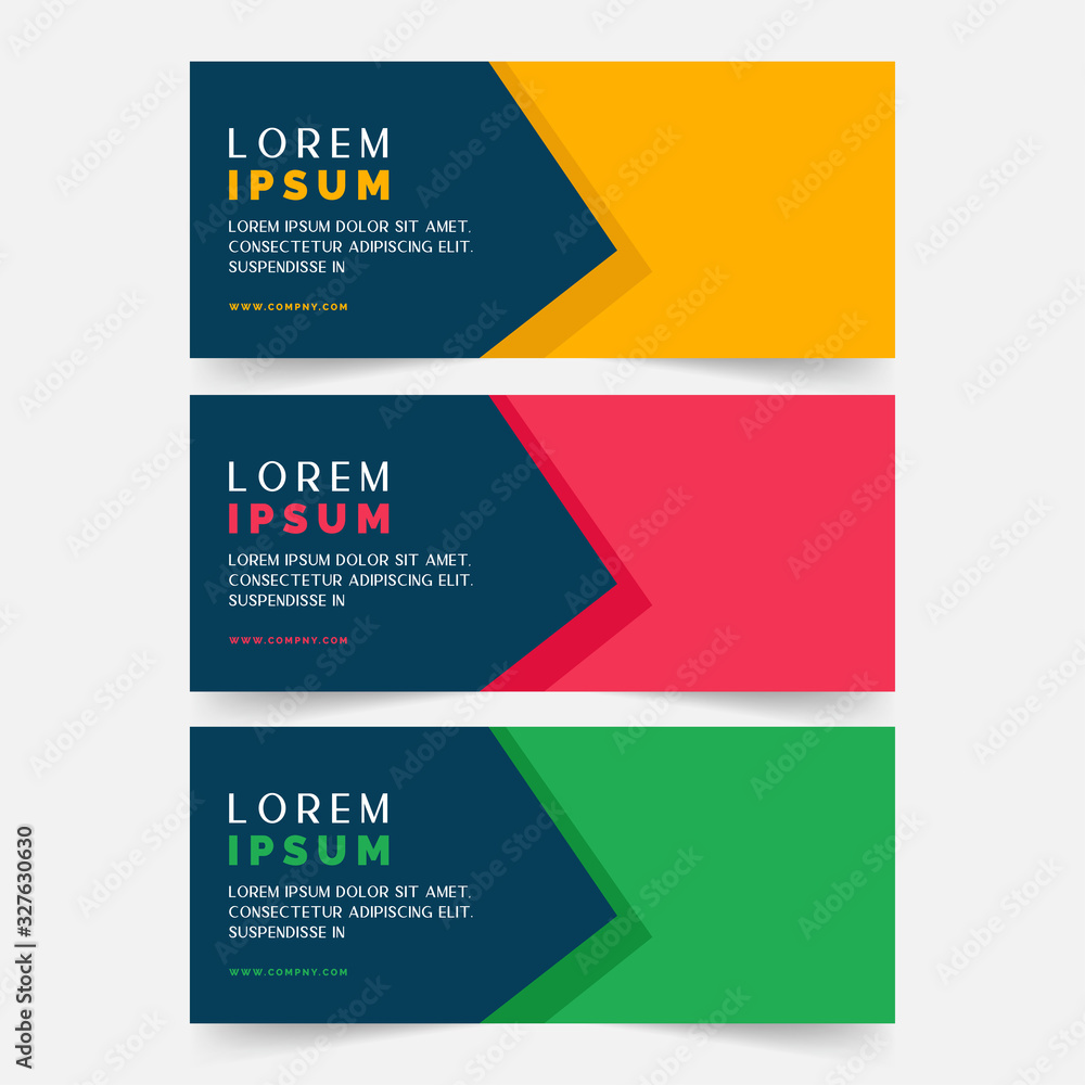 Blue banner design. Abstract poster vector. Facebook cover. Green banner. Gym banner. Yellow and blue banner set Blue banner design. Abstract poster vector. Facebook cover. Green banner. Gym banner. Yellow and blue banner set