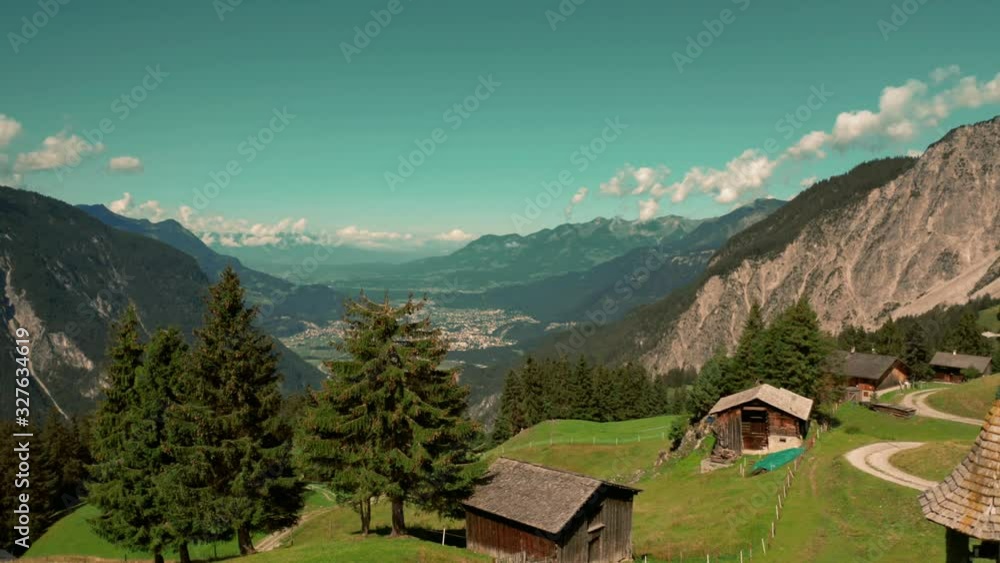 Austria nature valley with drone in 4k Austria nature valley with drone in 4k