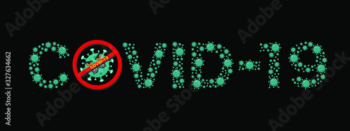 Corona virus or COVID-19, new virus from Wuhan, China in 2019. Vector of Corona disease outbreak situation concept.