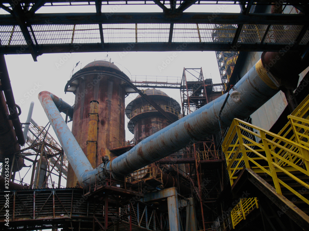 Blast furnaces - old ironworks (Ostrava, Czech Republic) Blast furnaces - old ironworks (Ostrava, Czech Republic)
