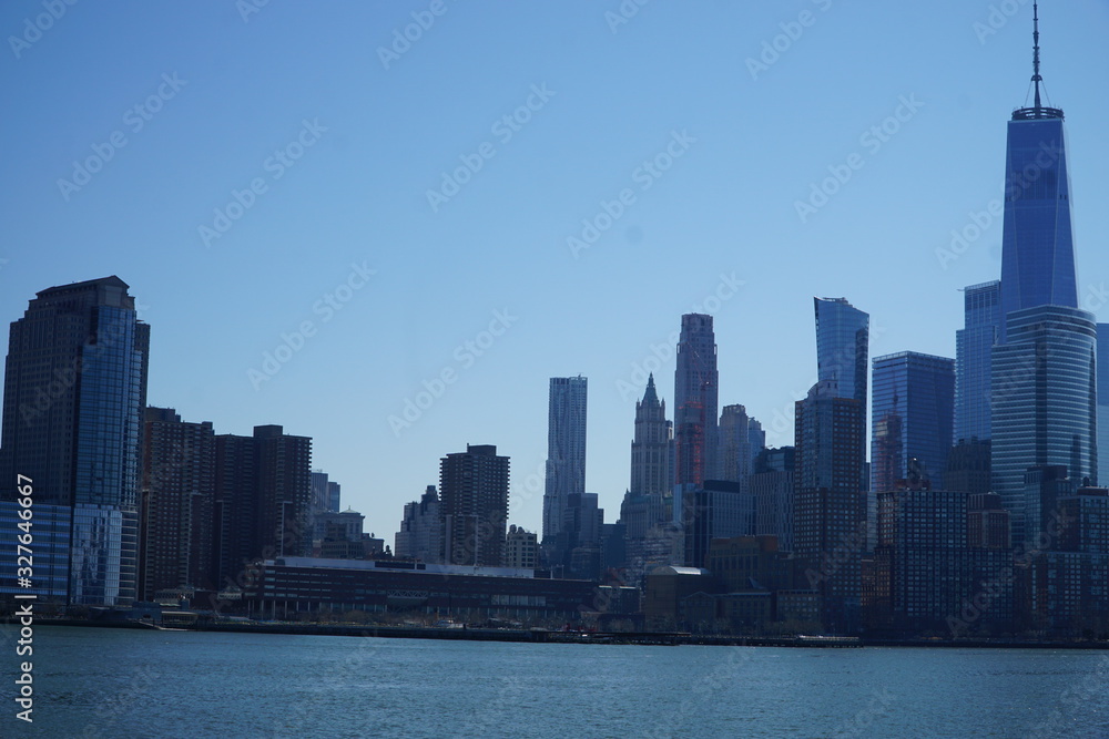 Naklejka premium Skyline New York