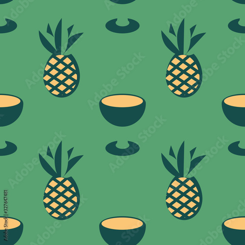 Seamless ananas pattern