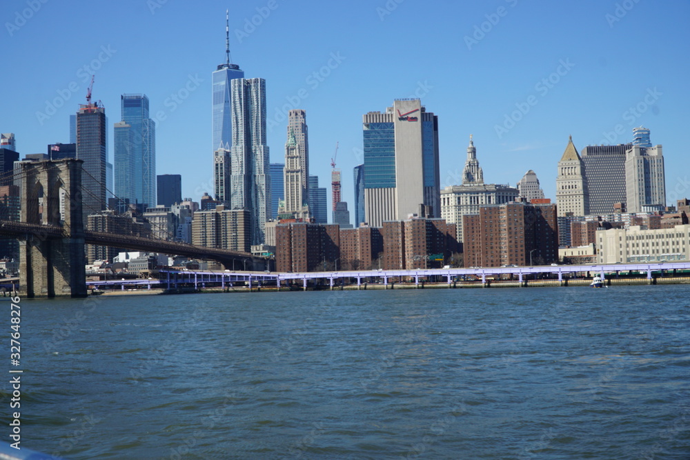 Fototapeta premium Panoramę Manhattanu