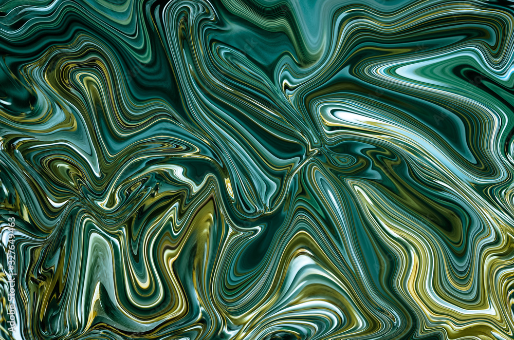 Abstract image of mixing green and yellow colors in the color palette Abstract image of mixing green and yellow colors in the color palette