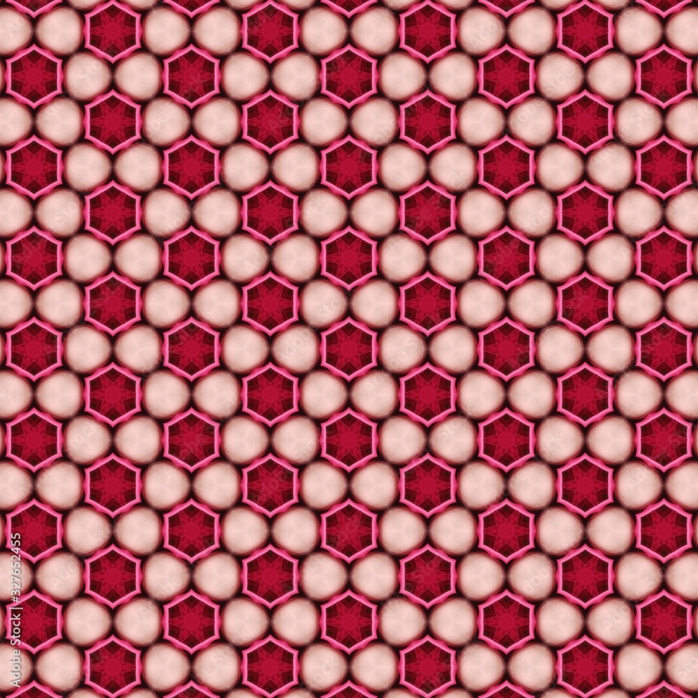 Obraz premium Modern geometric ornament for modern interiors design, wallpaper, textile industry