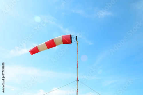 Wind indicator flag