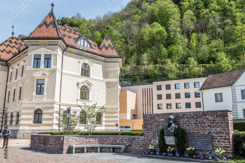 The centre of Vaduz