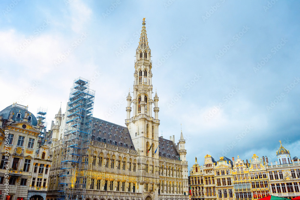 Grand Place, skyline, Brussels, Belgium
