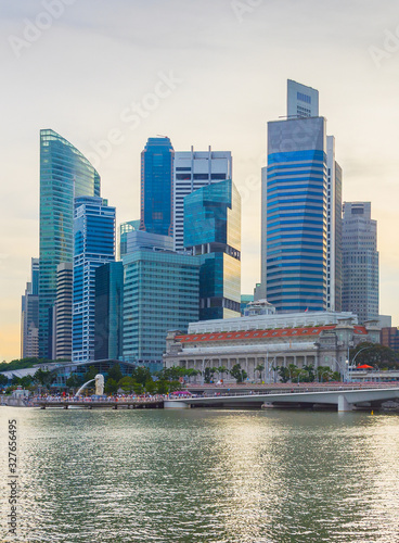 Singapore Downtown financia...