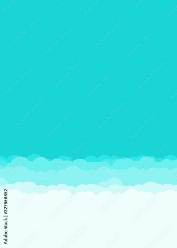 Abstract Color Clouds Sky Generative Art background illustration Abstract Color Clouds Sky Generative Art background illustration