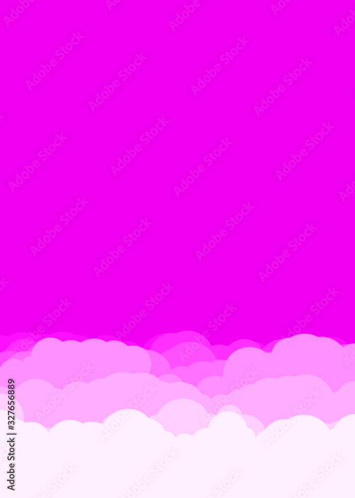 Abstract Color Clouds Sky Generative Art background illustration Abstract Color Clouds Sky Generative Art background illustration
