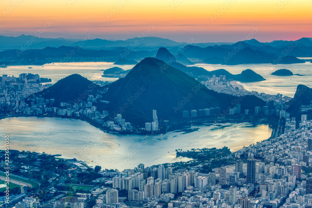 Sunrise Panorama Of Rio de Janeiro 