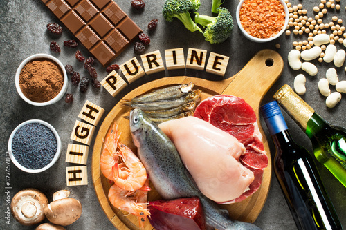 High purine foods photo